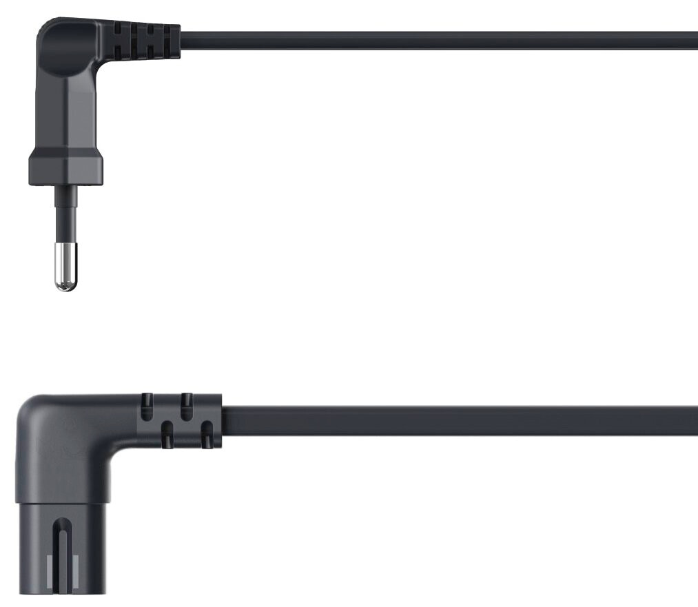 Kabel zasilający HAMA kątowy 3m