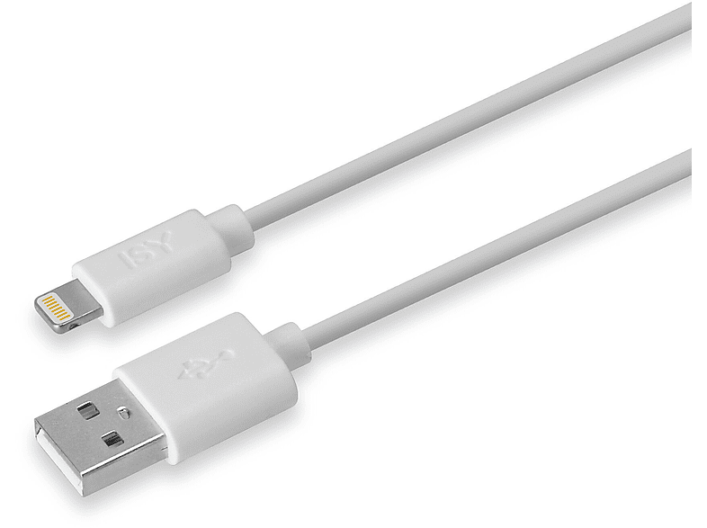 Kabel Isy Iuc 2200 Usb Lightning 2m Biały Mediamarkt 4224