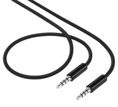 Kabel WG AUX 3,5mm Jack - 3,5mm Jack Czarny