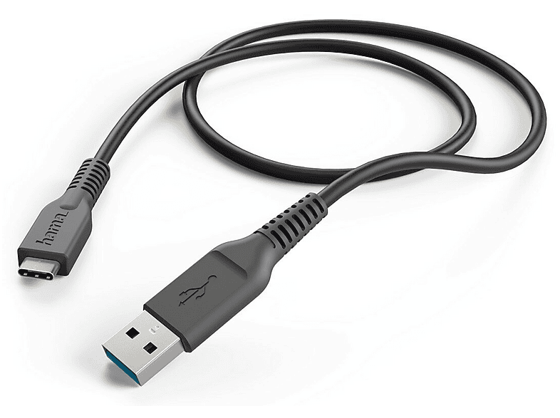 Kabel USB-C HAMA 1m Czarny 178395