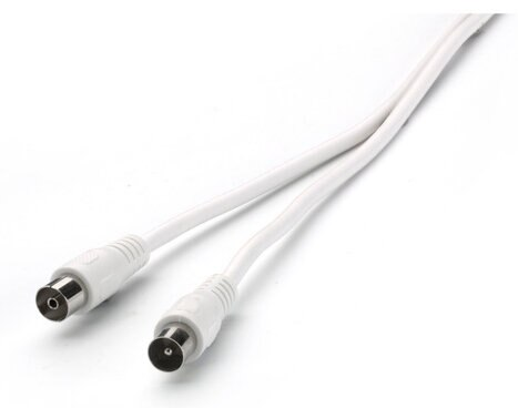 Kabel antenowy VIVANCO 48502 WT - GN 1.5m. 90dB Biały
