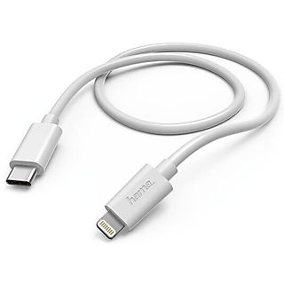 Kabel HAMA MFi USB-C - Lightning 1m Biały