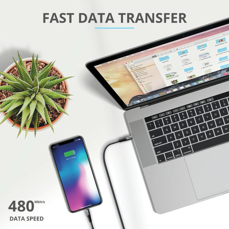 Kabel USB TRUST Keyla Extra-Strong USB-C To Lightning Cable 1m