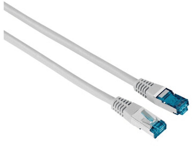 Zdjęcia - Kabel krosowy Hama Kabel sieciowy  CAT 6 1 Gbit/s F/UTP ekranowany 1,5m Szary 