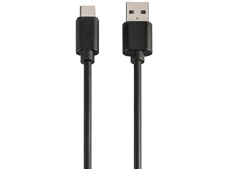 Kabel HAMA USB-C USB-A 2.0 (wtyk-wtyk) 0,9m Czarny – zdjęcie 2