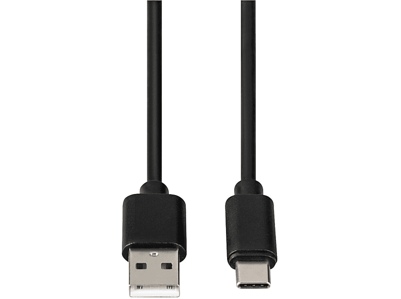 Kabel HAMA USB-C USB-A 2.0 (wtyk-wtyk) 0,9m Czarny – zdjęcie 3