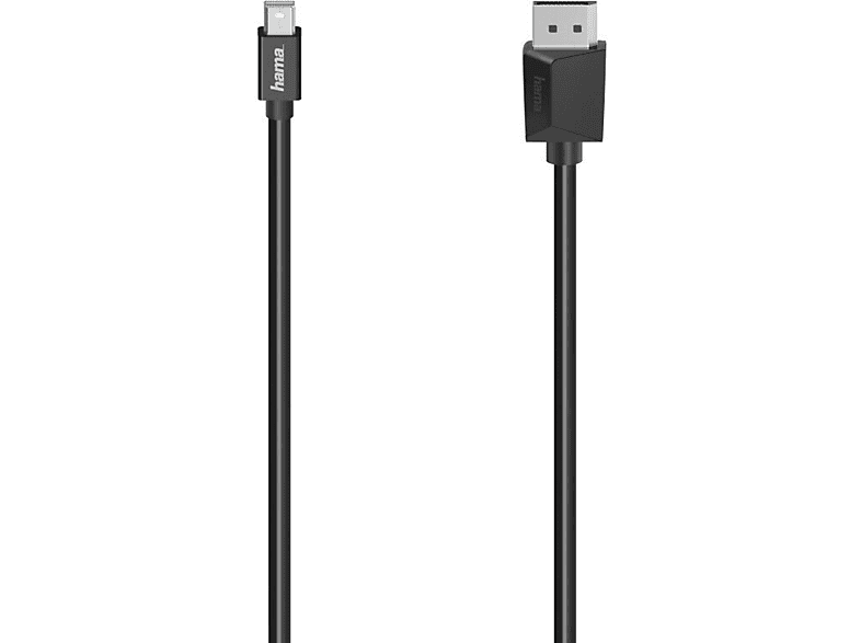Zdjęcia - Kabel Hama   mini DisplayPort - 4K 1,5 m Czarny 