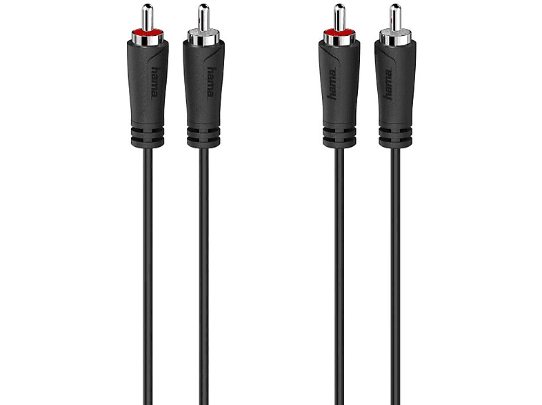 Zdjęcia - Kabel Hama   2xCinch - 3m 205258 Czarny 