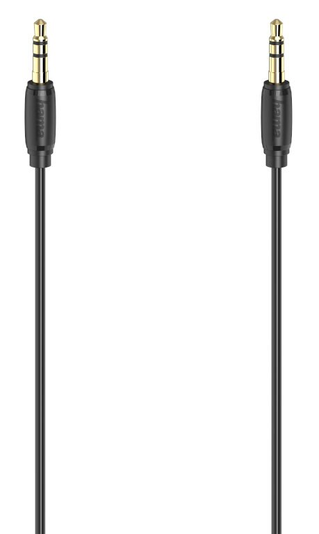 Kabel HAMA Jack 3.5 - Jack 3.5 ultra cienki pozłacany 0,5m 205117