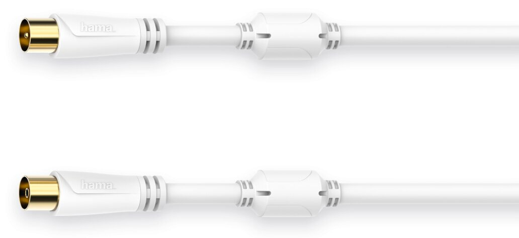 Kabel antenowy HAMA 100dB wtyk antenowy - gniazdo antenowe 10m pozłacany