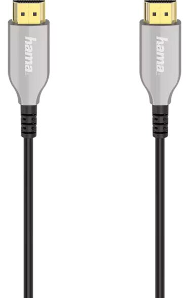 Kabel HDMI HAMA Kabel HAMA Premium HDMI Aktywny optyczny 4K 10m Czarno-szary