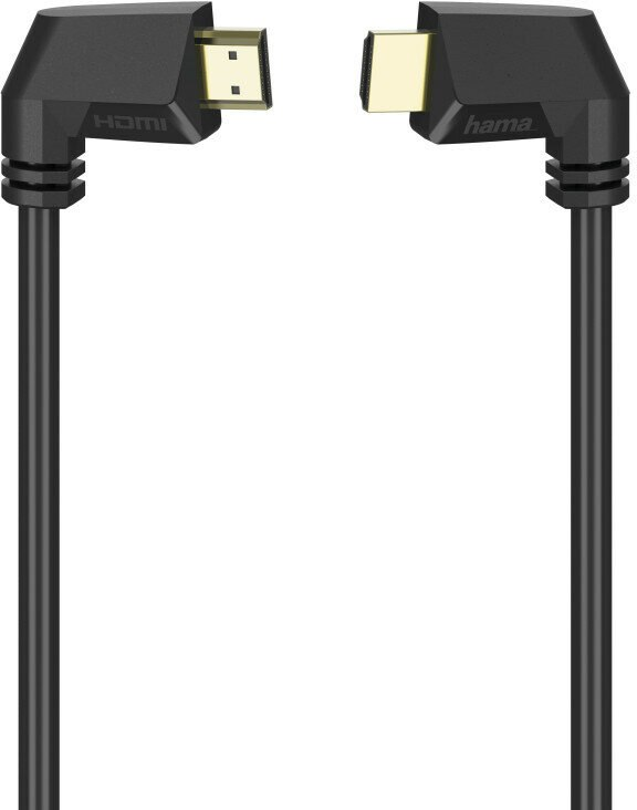 Kabel HAMA HDMI 2.0B 4K kątowy 1,5 m Czarny