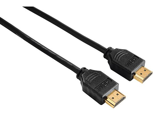 Kabel HAMA HDMI - HDMI 3 m pozłacane końcówki Czarny