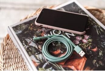Kabel USB FRESH N REBEL USB-A to Lightning Misty Mint 1,5 m