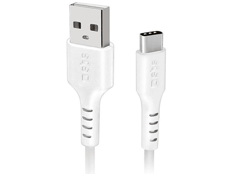 Zdjęcia - Kabel SBS   Travel Data USB 2.0 - Type C 1,5m Biały 