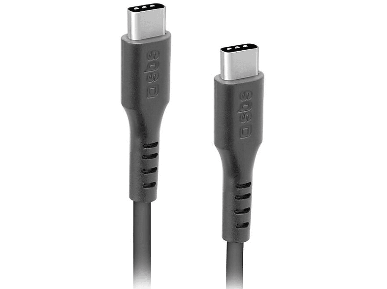 Kabel SBS USB-C 1.5m Czarny – zdjęcie 2