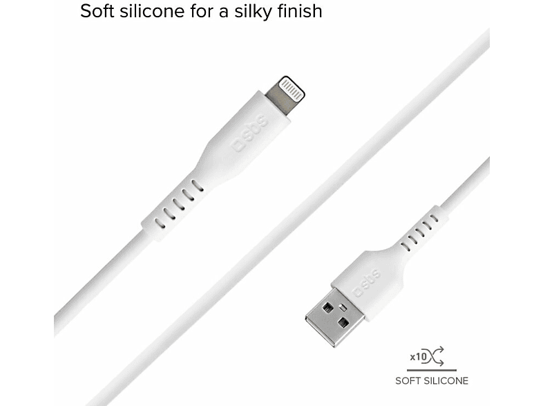 SBS Lightning 1m Biały – zdjęcie 3