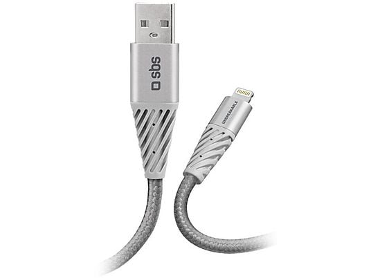 Kabel SBS Unbreakable USB-A Lightning 1,5m