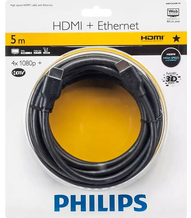 Kabel HDMI PHILIPS SWV2434W/10 5m