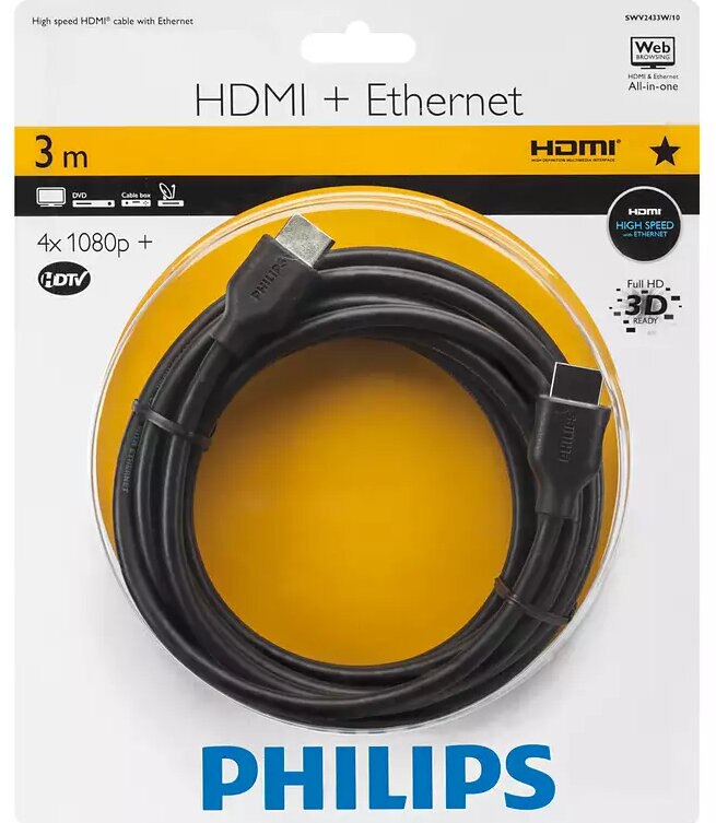 Kabel HDMI PHILIPS SWV2433W/10 3m
