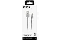 Kabel SBS USB - Lightning 1m Srebrny