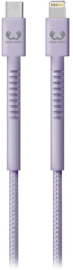 Kabel USB FRESH N REBEL USB-C to Lightning Fabriq Dreamy Lilac 2 m