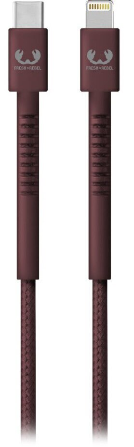Kabel USB FRESH N REBEL USB-C to Lightning Fabriq Deep Mauve 2 m