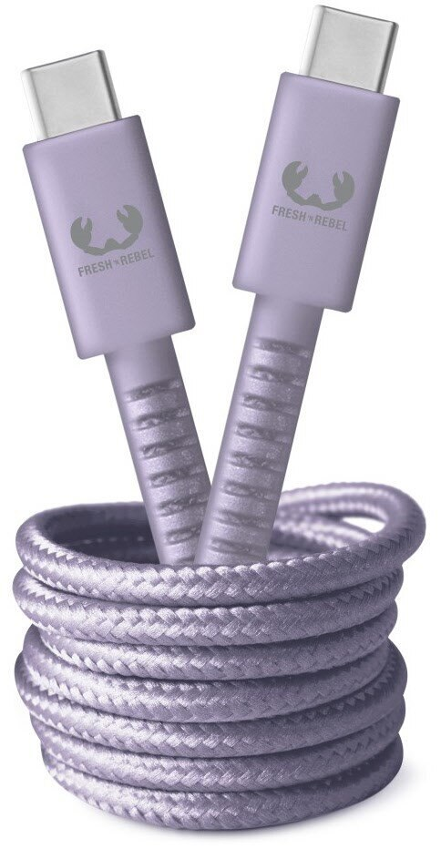 Kabel USB FRESH N REBEL USB-C - USB-C Dreamy Lilac 2m