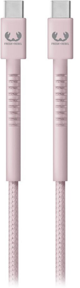Kabel USB FRESH N REBEL USB-C - USB-C Smokey Pink 2m