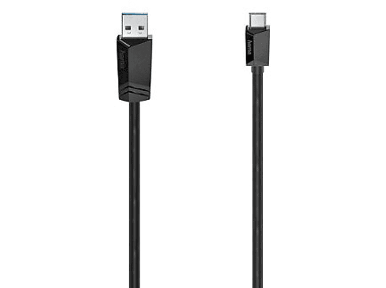 Zdjęcia - Kabel Hama   USB-A - USB C  3.2 Gen1, 5 Gbit/s 1,5m Czarny (wtyk-wtyk)