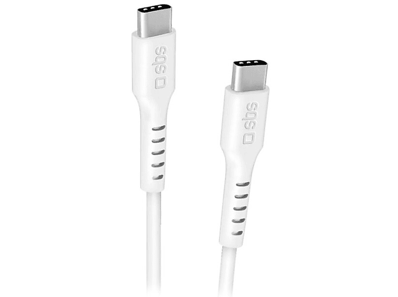 Zdjęcia - Kabel SBS   USB typ C PD 100W 1.5m Biały 