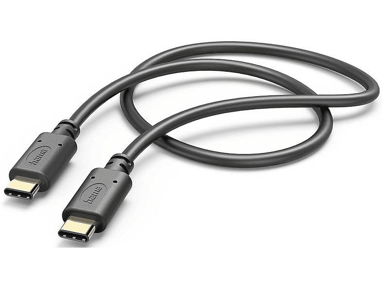 Kabel USB-C - USB-C HAMA 201591 1.5 m Czarny – zdjęcie 3