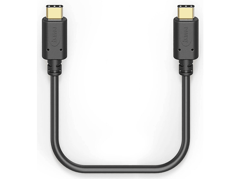 Kabel USB-C - USB-C HAMA 201591 1.5 m Czarny – zdjęcie 2