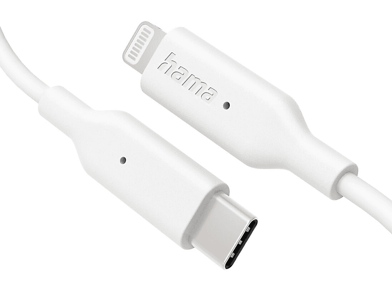 Kabel USB-C - Lightning HAMA 201598 1 m Biały – zdjęcie 3