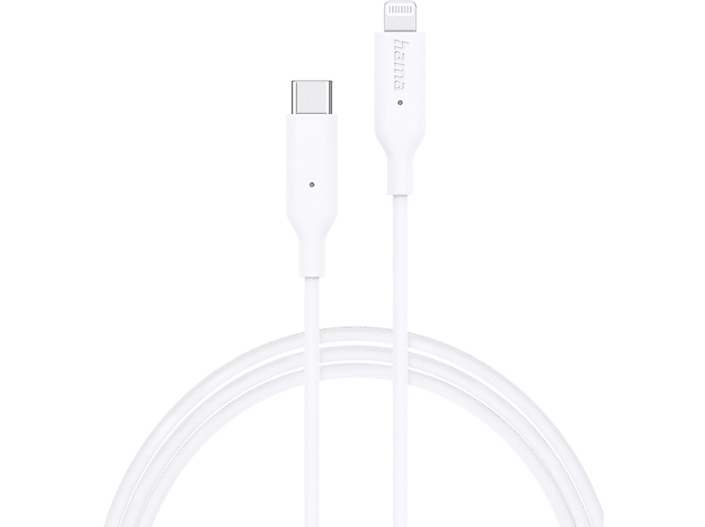 Kabel USB-C - Lightning HAMA 201598 1 m Biały – zdjęcie 2
