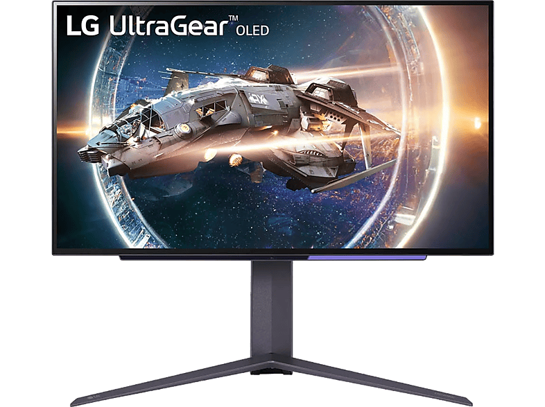 LG UltraGear 27GR95QE-B.AEU 27'' Sík QHD 240 Hz 16:9 FreeSync OLED Gamer Monitor