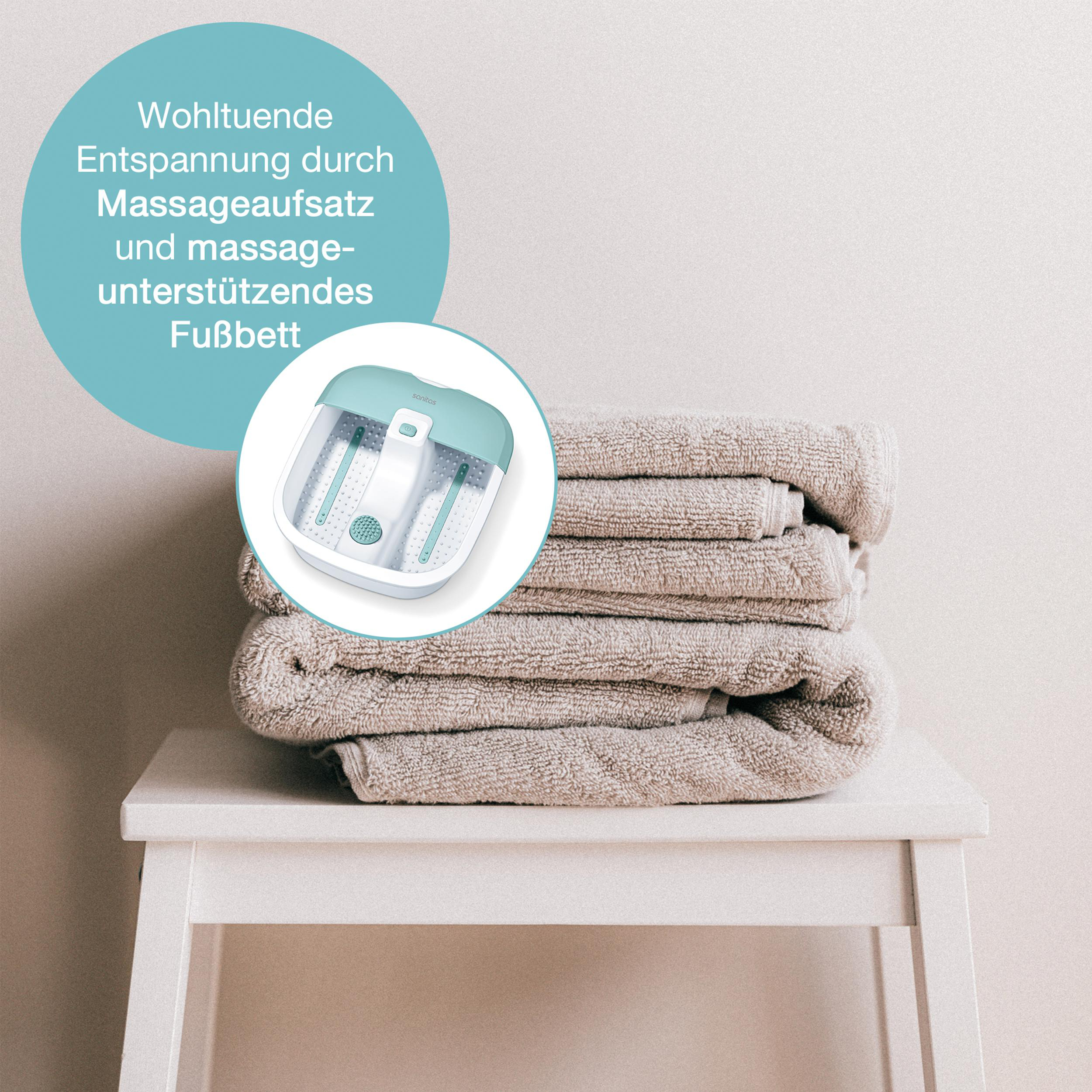 SANITAS 632.33 SFB 07 Fusprudelbad bei MediaMarkt