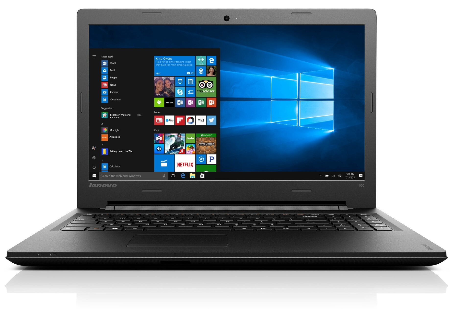 Laptop LENOVO Ideapad 100-15IBD 80QQ00HPPB