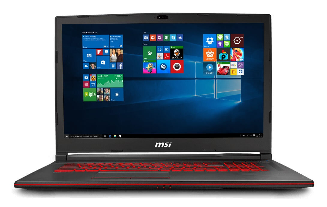 Laptop MSI GL73 8RC-218PL i7-8750H/8GB/1TB/GTX1050/Win10H