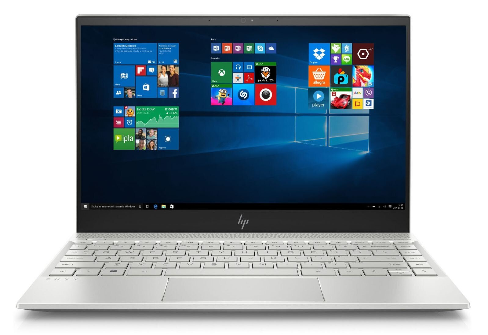 Laptop HP Envy 13-ah1013nw i5-8265U/8GB/256GB SSD/INT/Win10H Naturalne Srebro