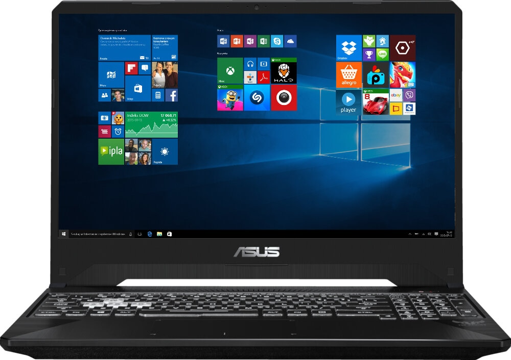 Laptop ASUS TUF Gaming FX505DT-AL087T Ryzen 5 3550H/8GB/512GB SSD/GTX1650/Win10H Stealth Black