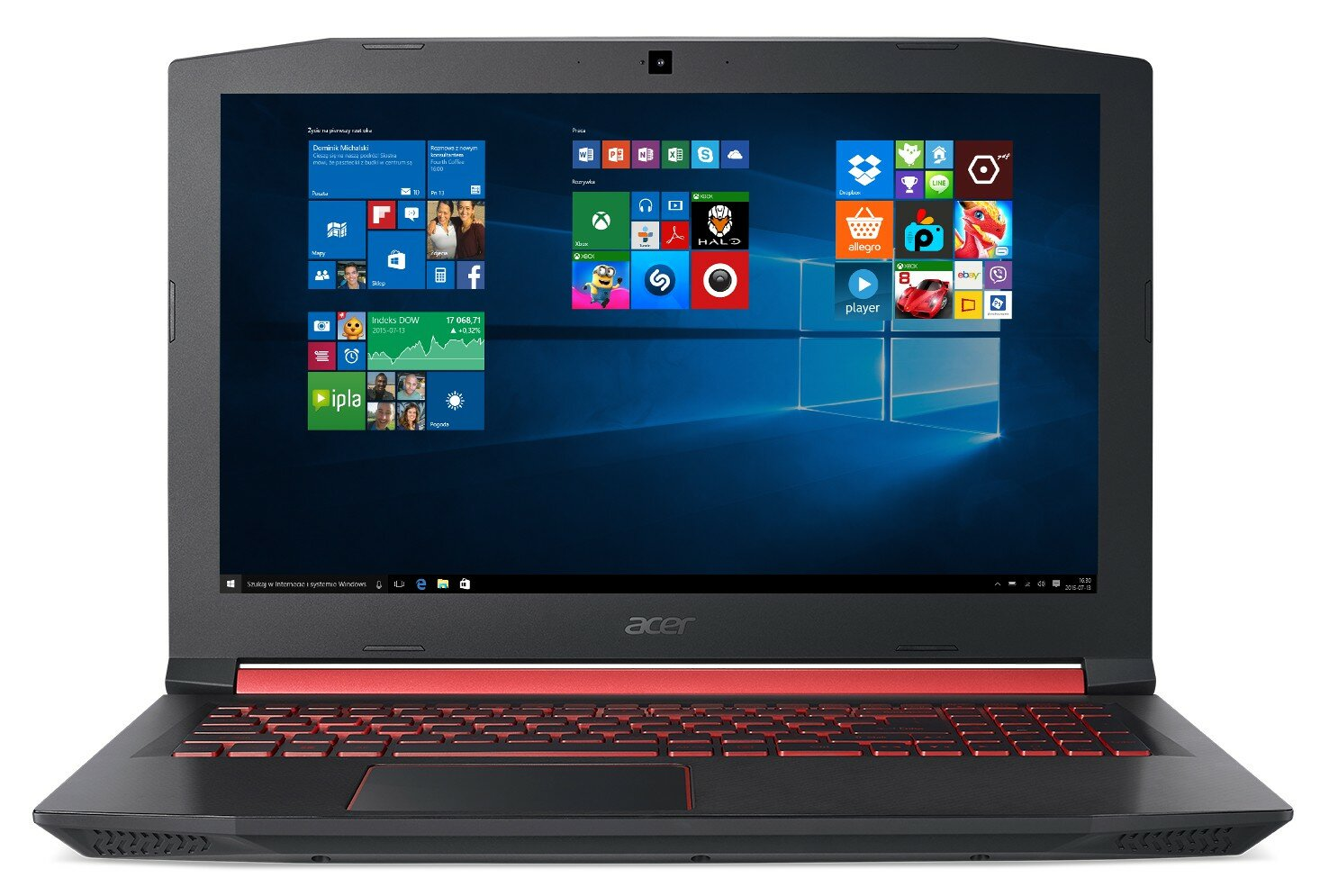 Laptop ACER Nitro 5 AN515-52-516W NH.Q3MEP.027 i5-8300H/8GB/512GB SSD/GTX1050/Win10H