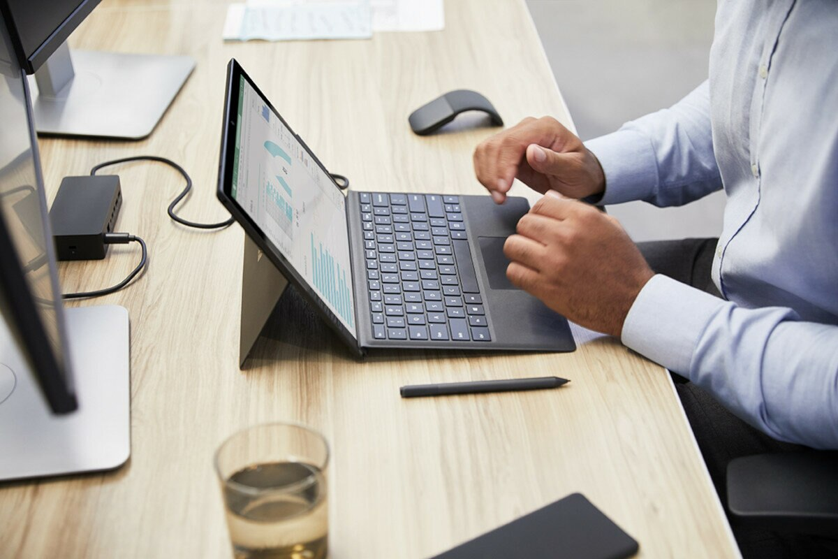 Laptop/Tablet 2w1 MICROSOFT Surface Pro 7 i3-1005G1/4GB/128GB SSD/INT/Win10H Platynowy