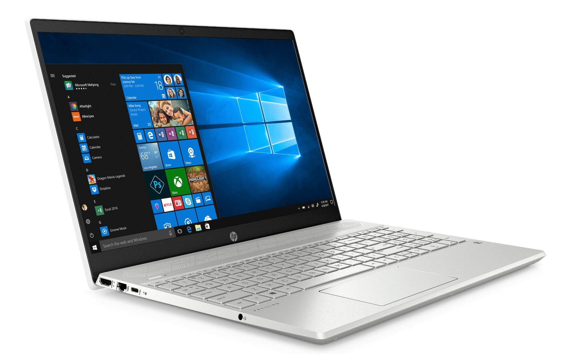 Laptop HP Pavilion 15-cs3002nw i7-1065G7/8GB/512GB SSD/MX250 2GB/Win10H Biały