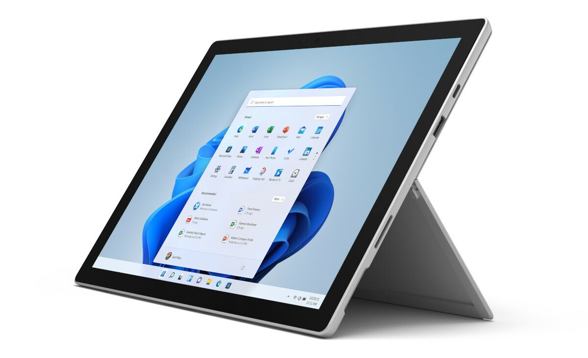 Laptop/Tablet 2w1 MICROSOFT Surface Pro 7 i5-1035G4/8GB/128GB SSD/INT/Win10H Platynowy VDV-00003 + Type Cover Czarny FMM-00013