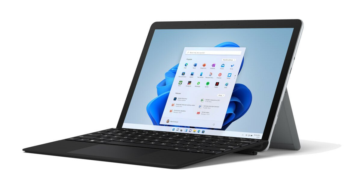 Laptop/Tablet 2w1 MICROSOFT Surface Go 2 Wi-Fi Dotykowy Pentium 4425Y/4GB/64GB eMMC/INT/Win10H + klawiatura Type Cover Czarny