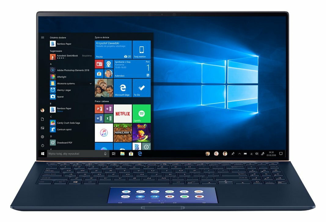 Laptop ASUS ZenBook 15 UX534FAC-A8065T FHD i5-10210U/8GB/512GB SSD/INT/Win10H Niebieski