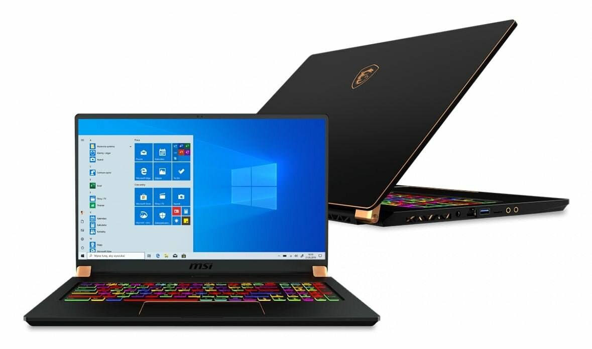 Laptop MSI GS75 Stealth 10SFS-019PL FHD i9-10980HK/32GB/1TB SSD/RTX2070 8GB/Win10Pro