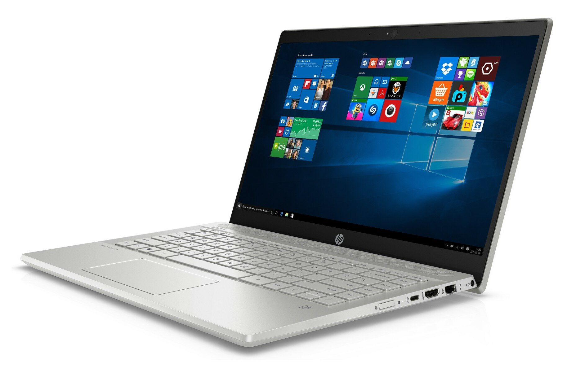 Laptop HP Pavilion 14-ce3019nw FHD i5-1035G1/16GB/1TB SSD/INT/Win10H Srebrny (Mineral Silver)