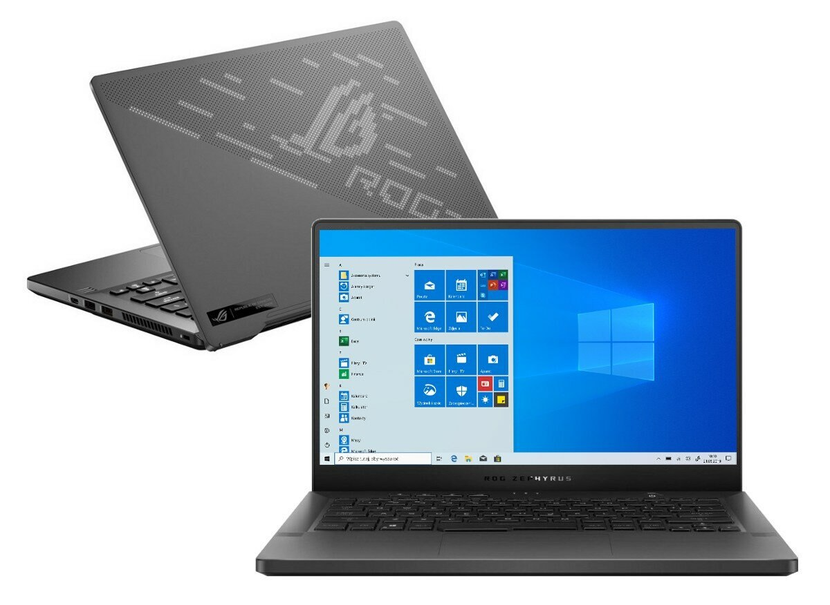 Laptop ASUS ROG Zephyrus G14 GA401IV-HE133T FHD Ryzen 9 4900HS/32GB/1TB SSD/RTX2060 6GB/Win10H Szary (Eclipse Gray)